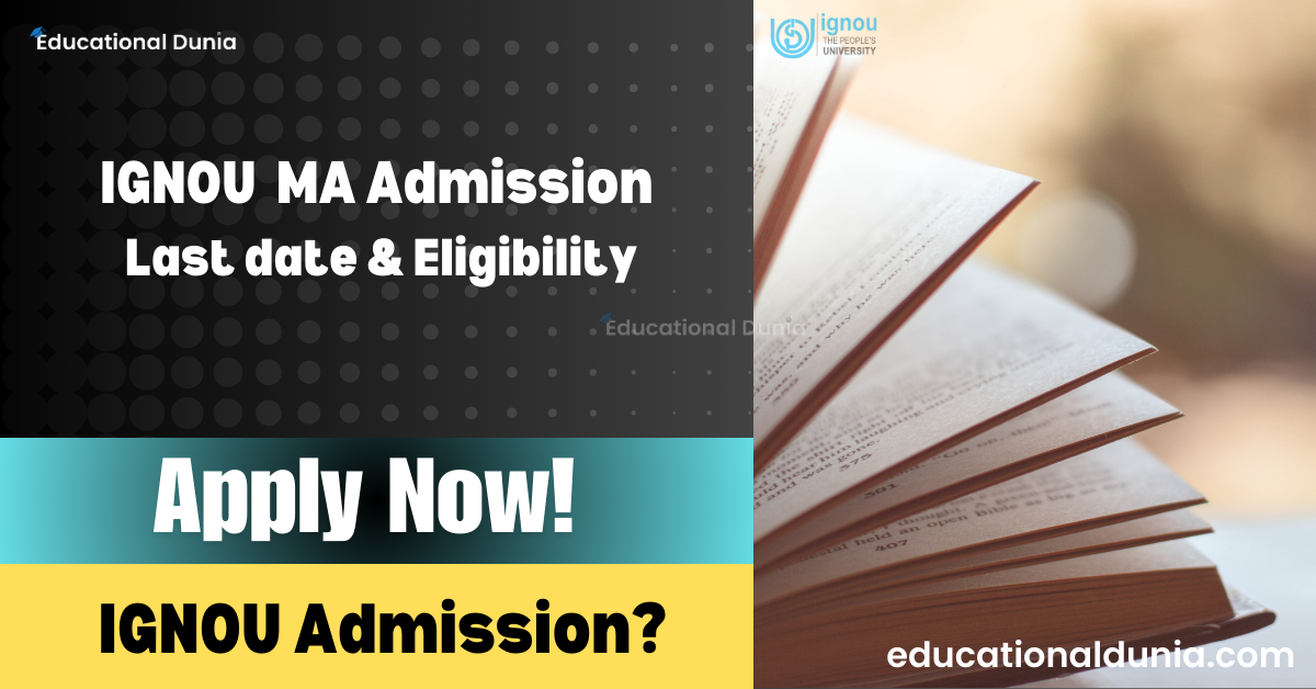 IGNOU MA Admission