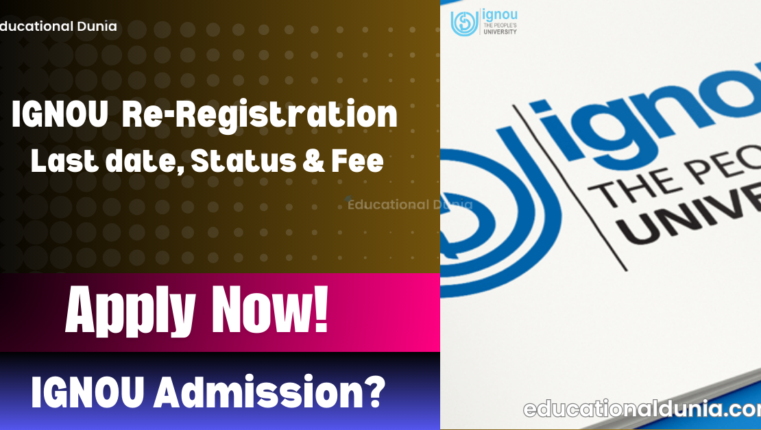 IGNOU Re-Registration