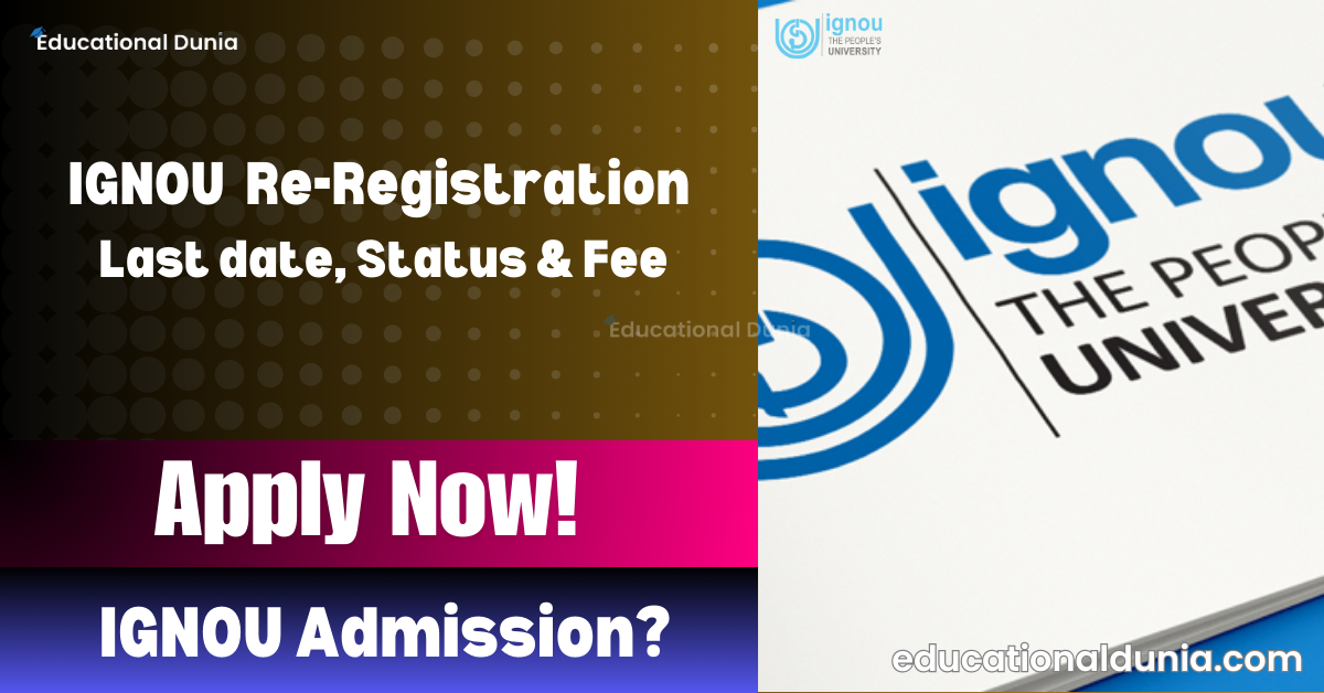 IGNOU Re-Registration