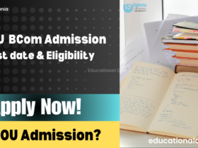 IGNOU BCom Admission