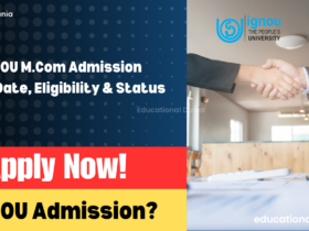 IGNOU M.Com Admission