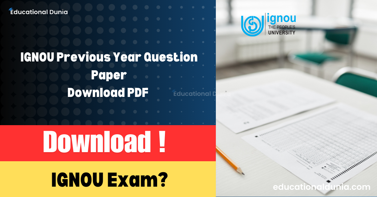 IGNOU Previous Year Question Paper