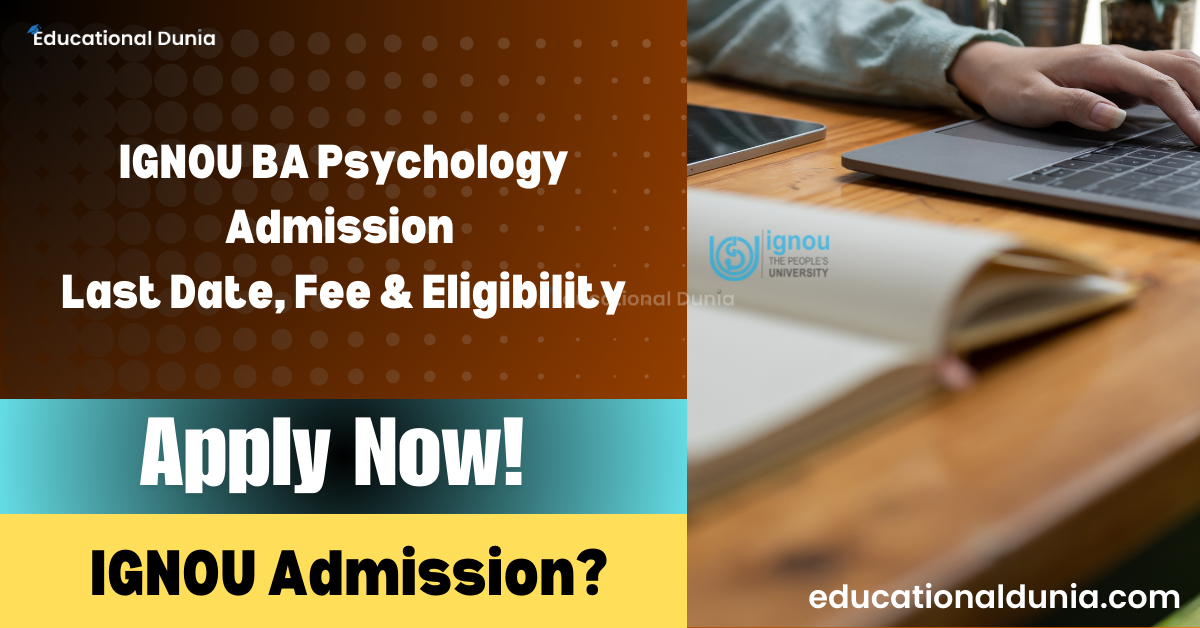 IGNOU BA Psychology Admission