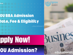 IGNOU BBA Admission