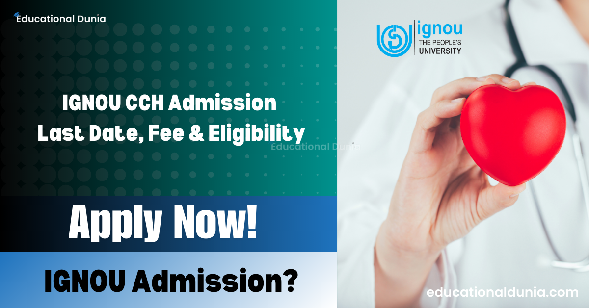 IGNOU CCH Admission