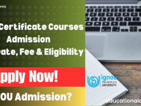 IGNOU Certificate Courses Admission