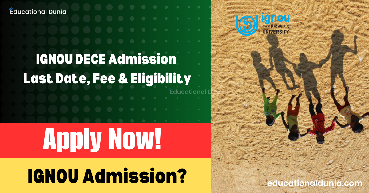 IGNOU DECE Admission