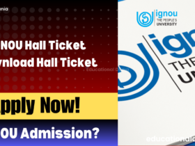 IGNOU Hall Ticket