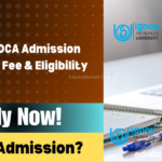 IGNOU PGDCA Admission