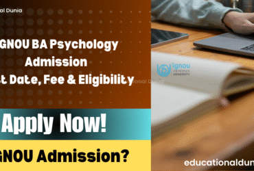 IGNOU BA Psychology Admission