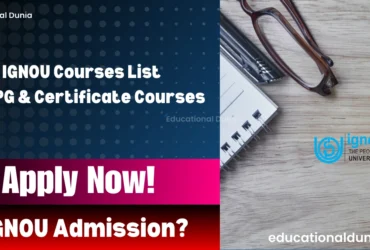 IGNOU Courses List