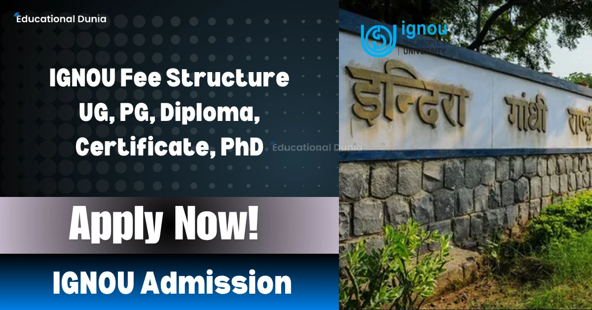 IGNOU Fee Structure
