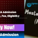 IGNOU MA Admission