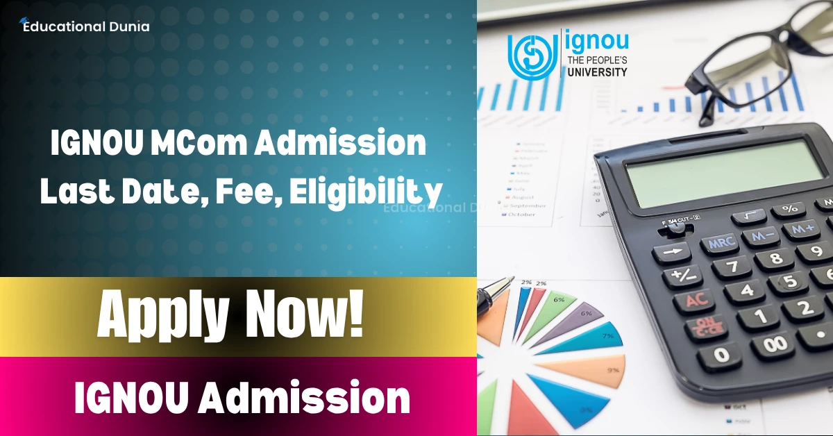 IGNOU MCom Admission