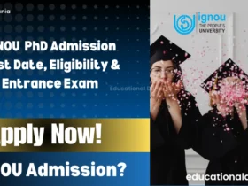 IGNOU PhD Admission