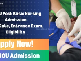 IGNOU Post Basic Nursing Admission