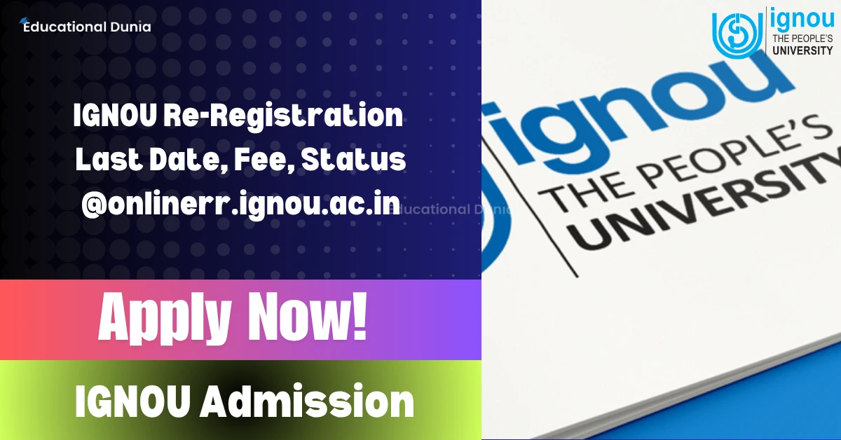 IGNOU Re-Registration