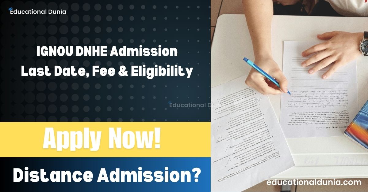 IGNOU DNHE Admission