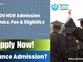 IGNOU MSW Admission