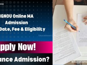 IGNOU Online MA Admission